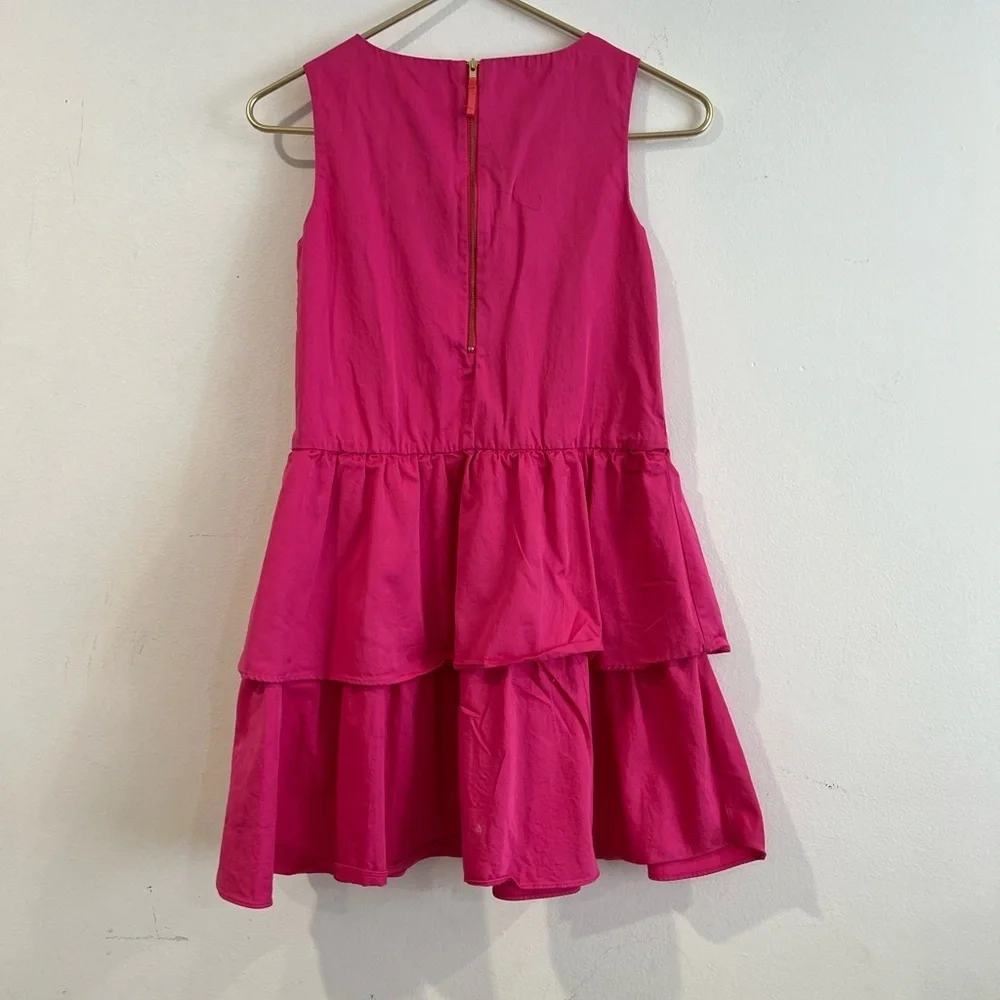 Crewcuts Pink Tiered Dress Girls Sleeveless Size 12